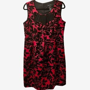 NWOT Floral Velvet Cocktail Dress